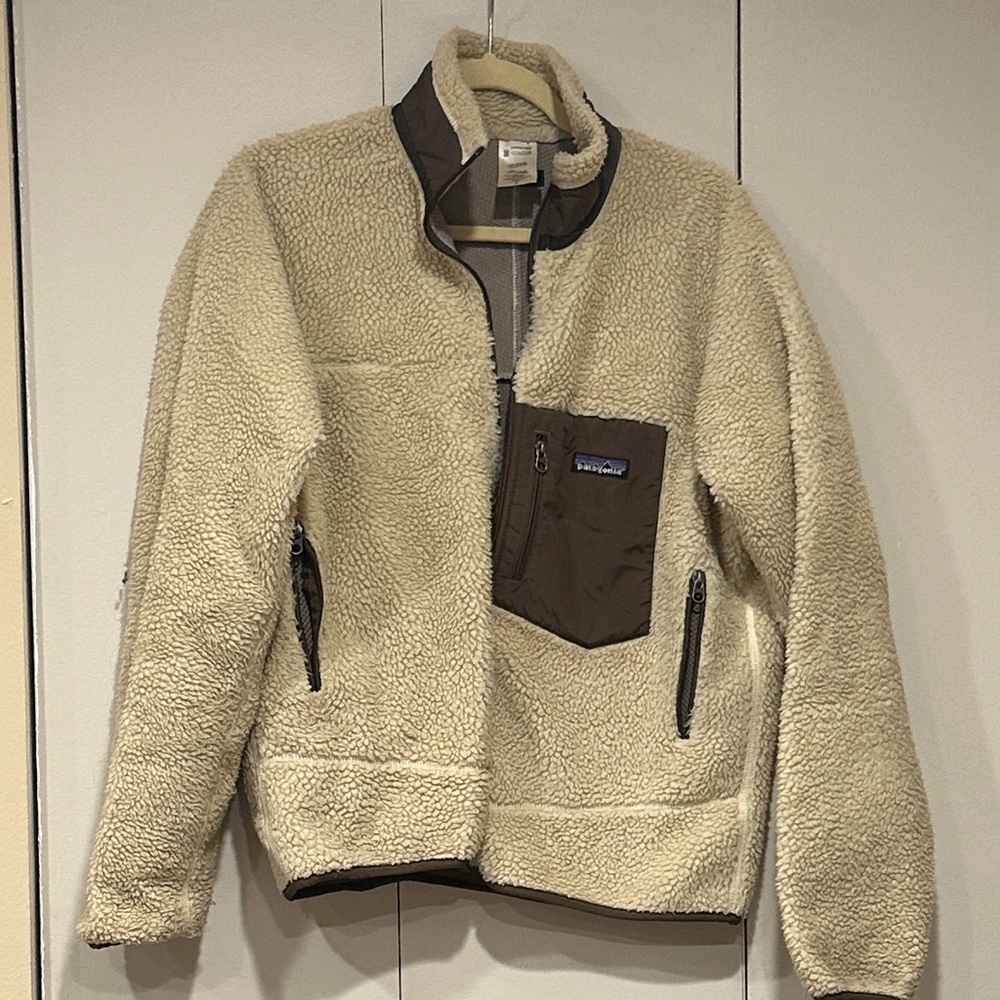Patagonia Men's Tan Fleece Jacket